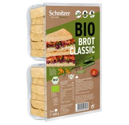 SCHNITZER Bio pain de mie classic clair 4 x 400 g