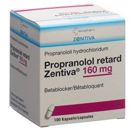 PROPRANOLOL retard Zentiva caps ret 160 mg 100 pce