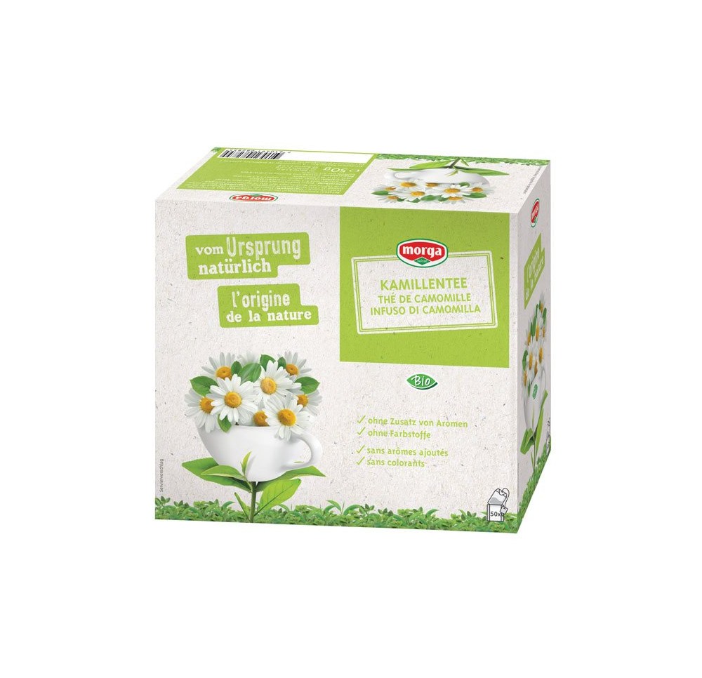 MORGA thé camomille a/p bio sach 50 pce