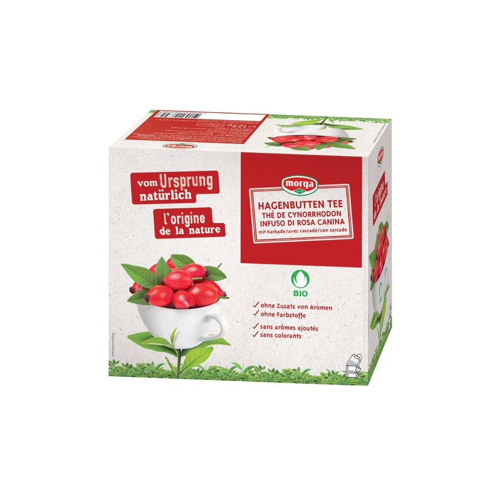 MORGA thé cynorrhodon a/p bio bourgeon sach 50 pce