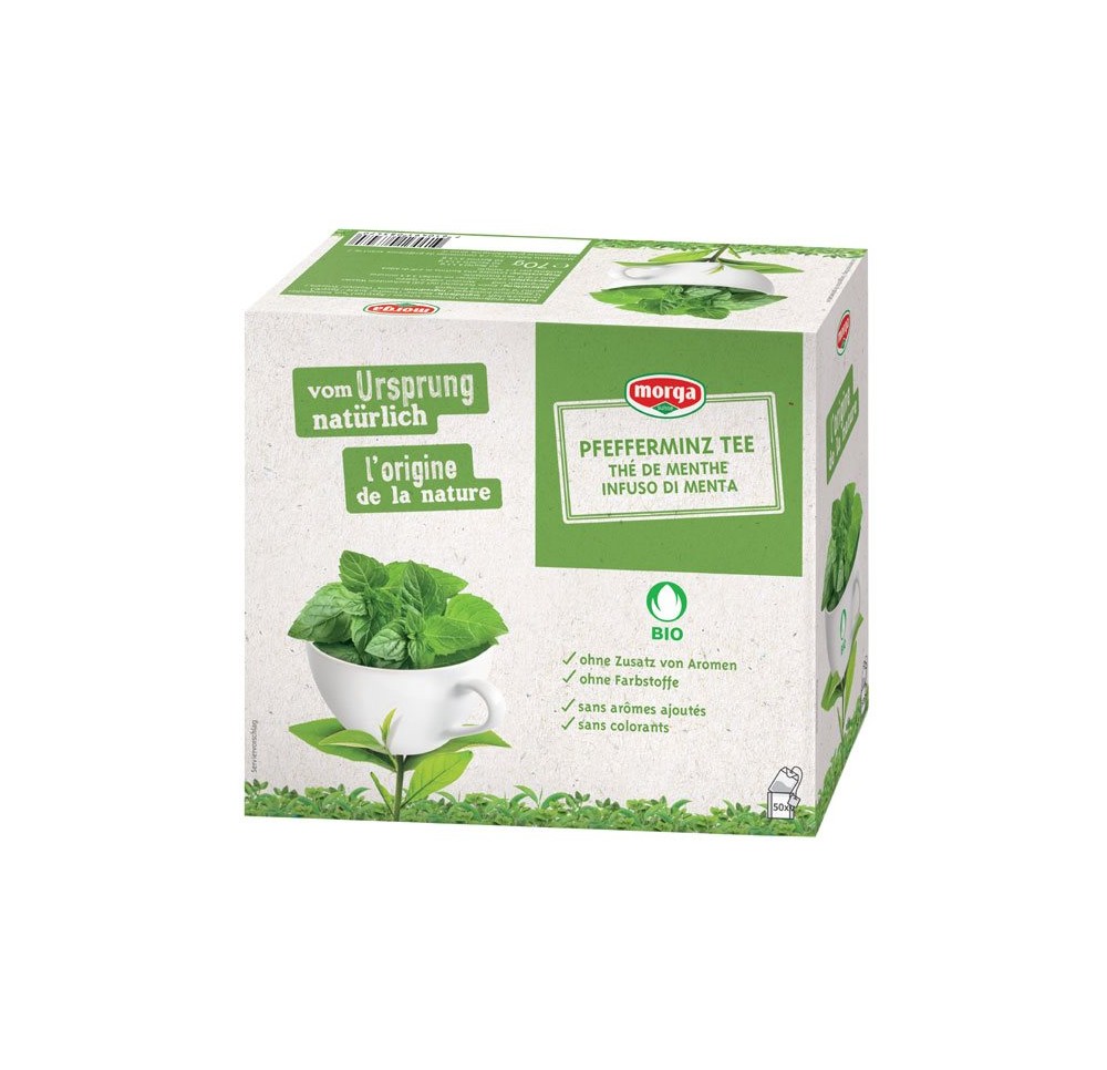 MORGA thé menthe a/p bio bourgeon sach 50 pce