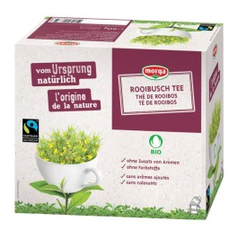 MORGA thé rooibos a/p bio fairtrade bourg 50 pce