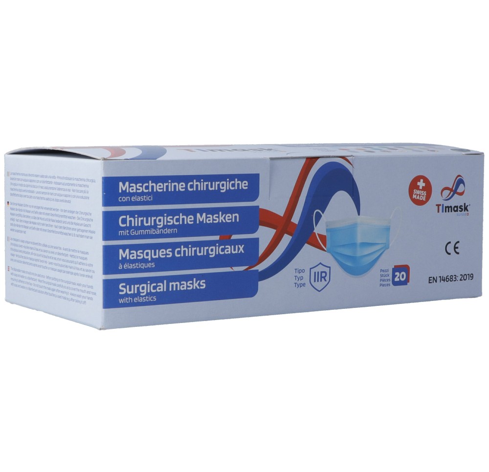 TIMASK Masque médical jet type IIR camoufla 20 pce