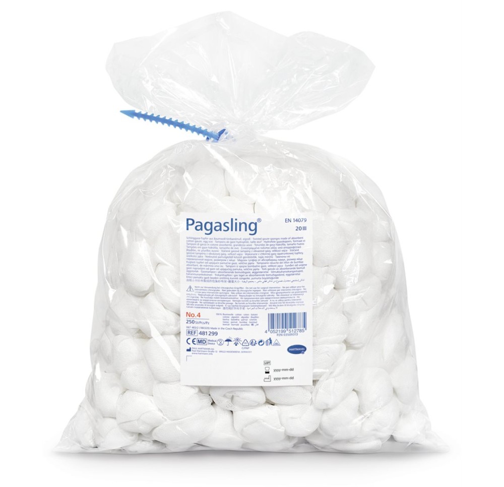 PAGASLING boules gazes Gr4 4 x 250 pce