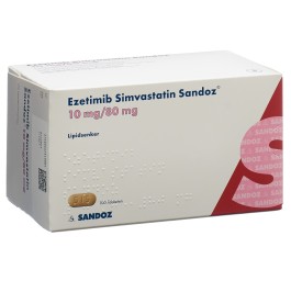 EZETIMIB SIMVASTATIN Sandoz cpr 10/80 mg 100 pce