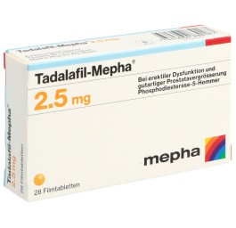 TADALAFIL Mepha cpr pell 2.5 mg 28 pce