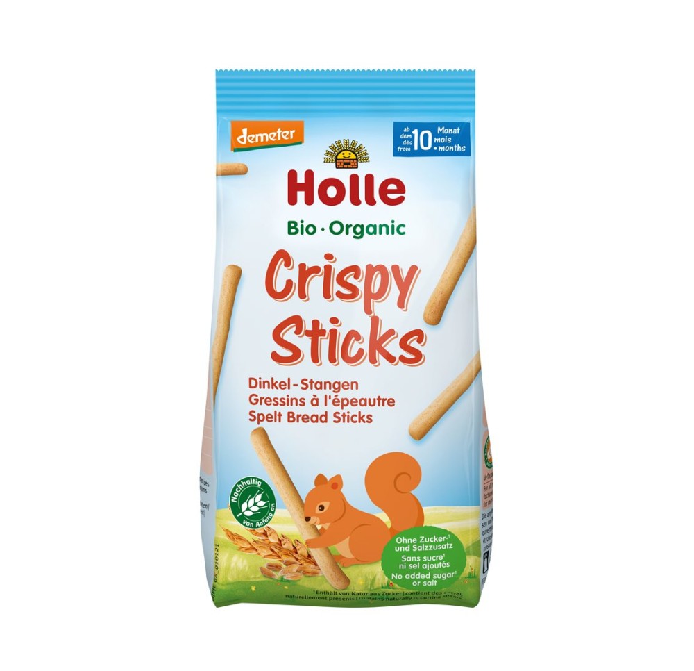 HOLLE Bio Crispy Sticks à l'épeautre sach 80 g HOLLE Bio Crispy Sticks à l'épeautre sach 80 g