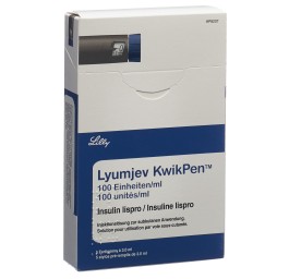 LYUMJEV KwikPen sol inj 100 UI/ml 5 stylo pré 3 ml