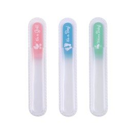 BORGHETTI Lime à ongles verre 9cm bébé colorée ass