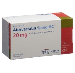 ATORVASTATINE Spirig HC cpr pell 20 mg 100 pce