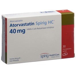 ATORVASTATINE Spirig HC cpr pell 40 mg 30 pce