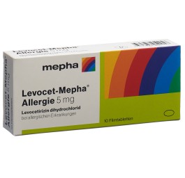 LEVOCET Mepha Allergie cpr pell 5 mg 10 pce