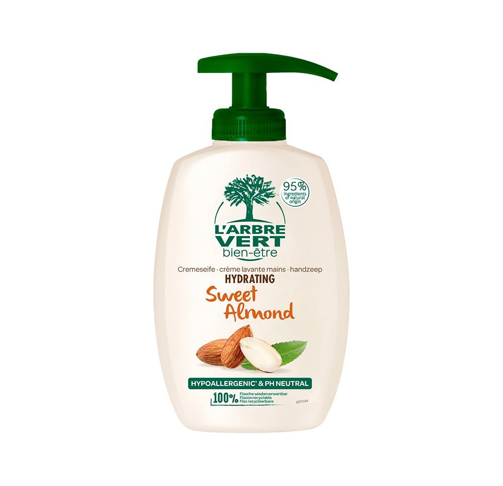 L'ARBRE VERT savon mains éco amande 300 ml