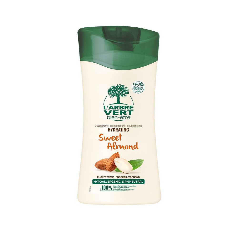L'ARBRE VERT gel douche éco amande fl 250 ml