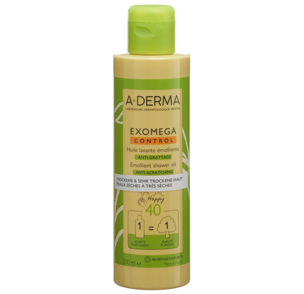 A-DERMA EXOMEGA CTRL Huile nettoyante fl 500 ml