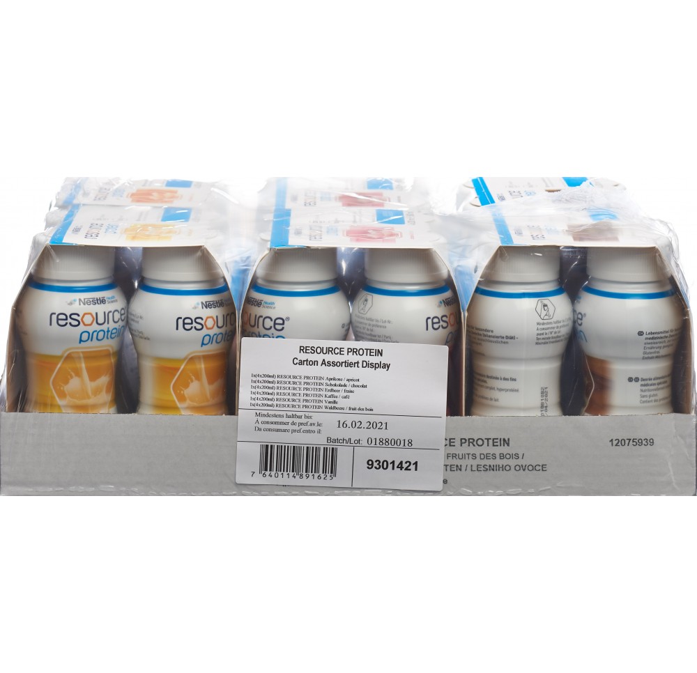 Resource Protein carton mélangé 4x200ml 6 pce