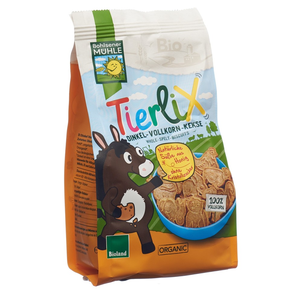 BOHLSENER MÜHLE biscuits épeautre animaux 125 g BOHLSENER MÜHLE biscuits épeautre animaux 125 g