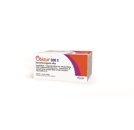 OBIZUR subst sèche 500 U c solv flac