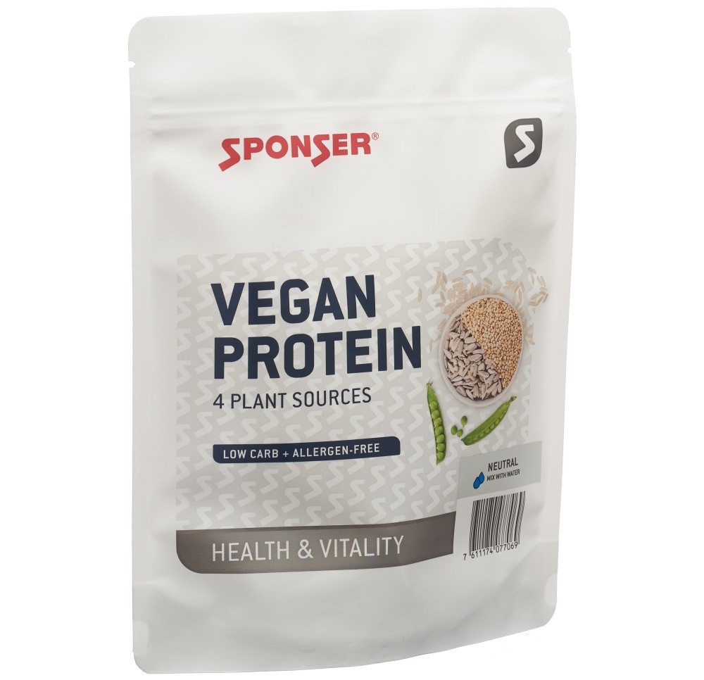 SPONSER Vegan Protein neutre sach 480 g SPONSER Vegan Protein neutre sach 480 g