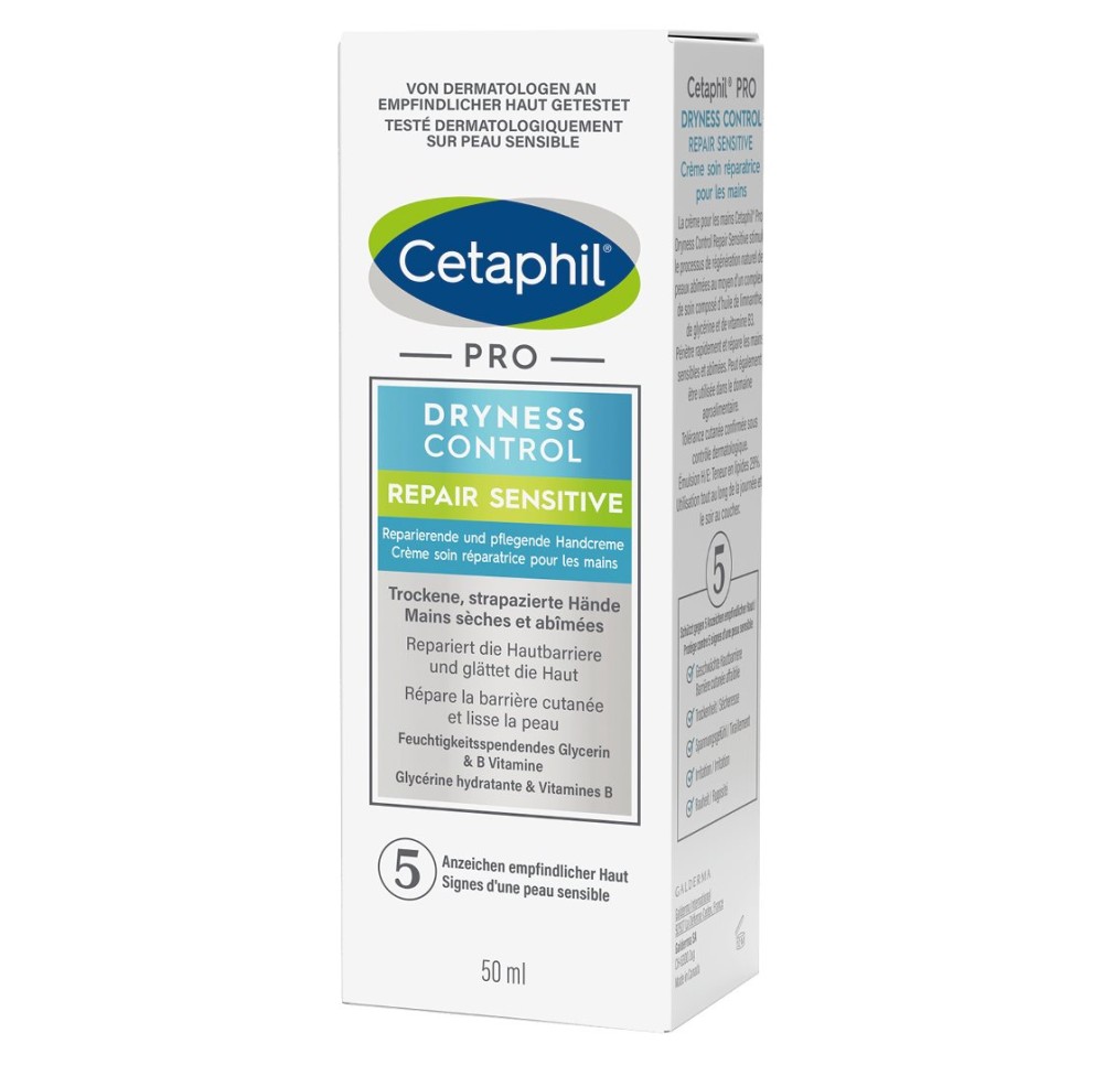 CETAPHIL PRO DRYNESS CONT REPA SENS cr mains 50 ml