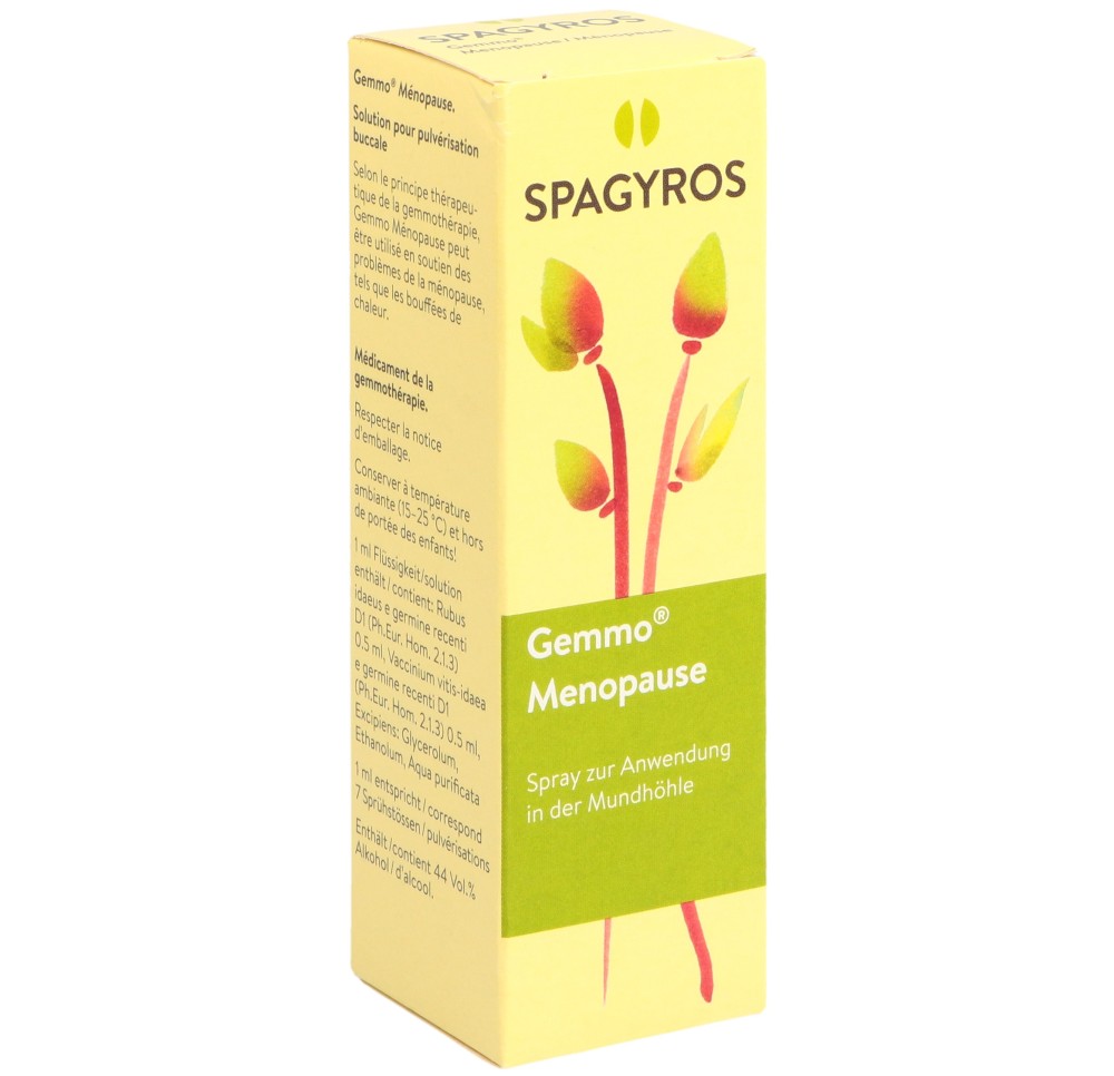 SPAGYROS GEMMO Menopause spray buccal fl 30 ml SPAGYROS GEMMO Menopause spray buccal fl 30 ml
