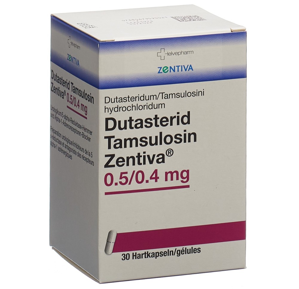 DUTASTERID Tamsulosin Zentiva 0.5/0.4mg bte 30 pce DUTASTERID Tamsulosin Zentiva 0.5/0.4mg bte 30 pce
