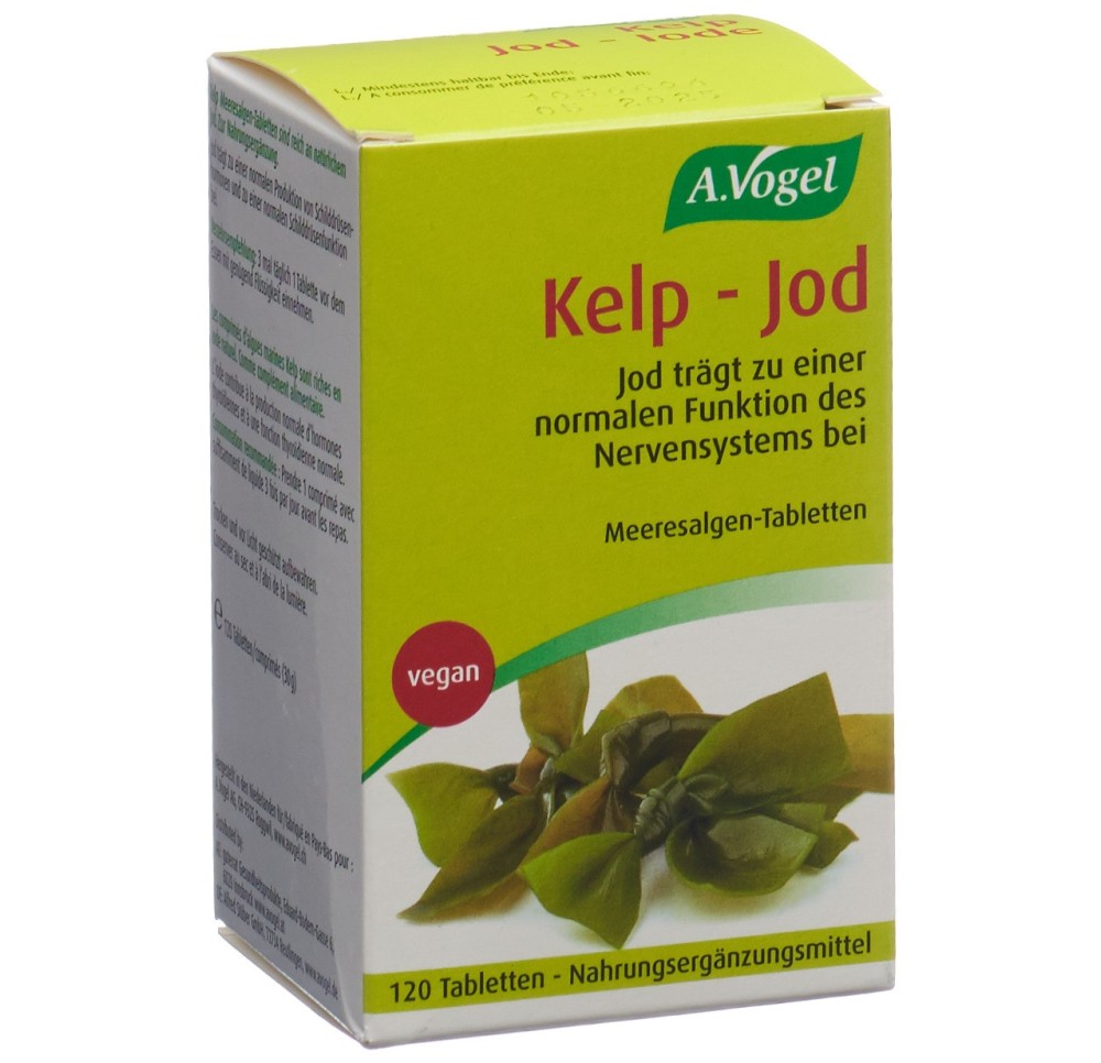 VOGEL Kelp algues marines cpr 250 mg fl 120 pce