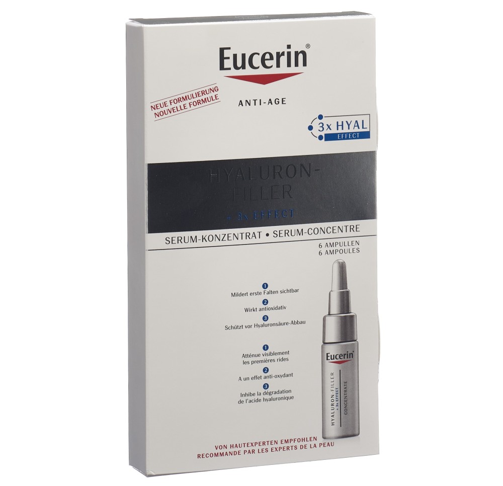 EUCERIN HYALURON-FILL sérum-concentré 6 x 5 ml