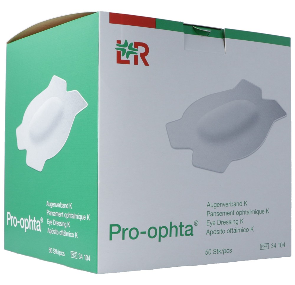 PRO-OPHTA compresse oculaire opaque chair 50 pce