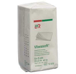 VLIWASOFT fibre non-tissé 5x5cm 4 couches 100 pce