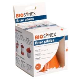 BIOSYNEX Brise pilule 3 en 1 couper broyer ranger