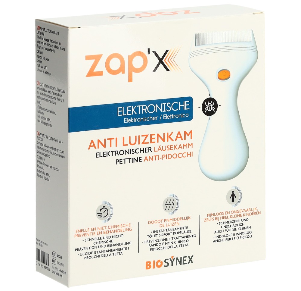 BIOSYNEX Peigne anti-poux électronique