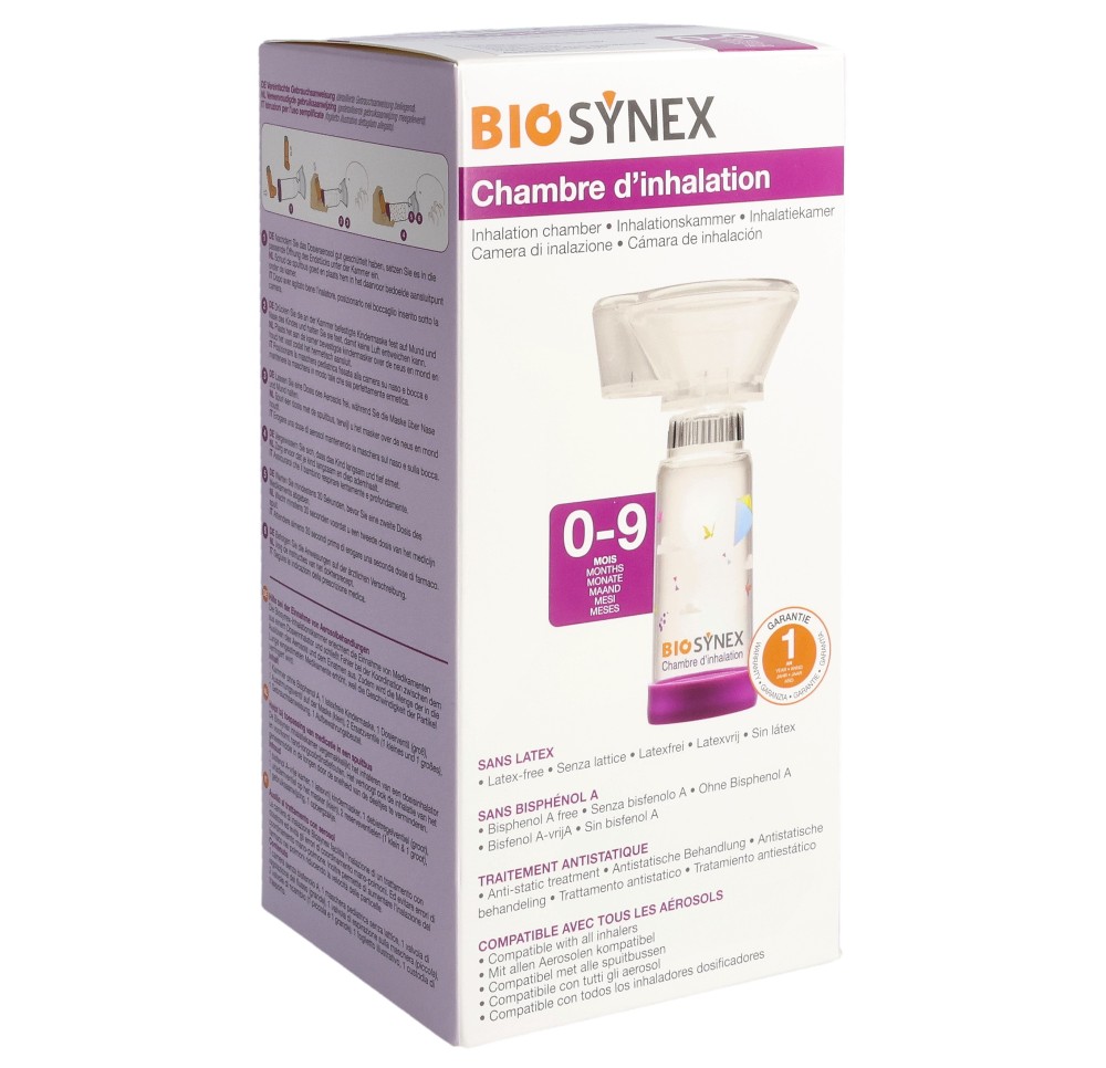 BIOSYNEX Chambre d'inhalation 0-9m