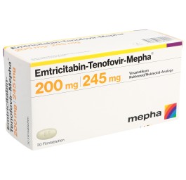 EMTRICITABIN TENOF. Mepha 200/245 mg 30 pce