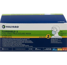 Halyard masques Proced protect avec visière 25 pce