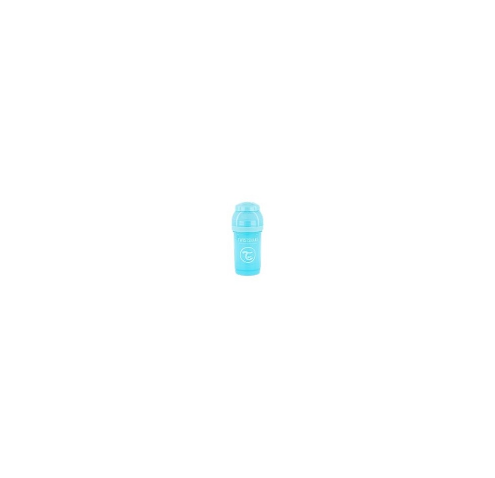TWISTSHAKE Anti colique biberon 180ml pastel bleu
