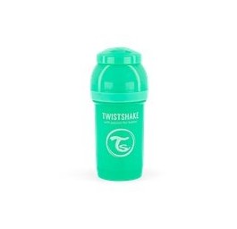 TWISTSHAKE Anti colique biberon 180ml pastel vert