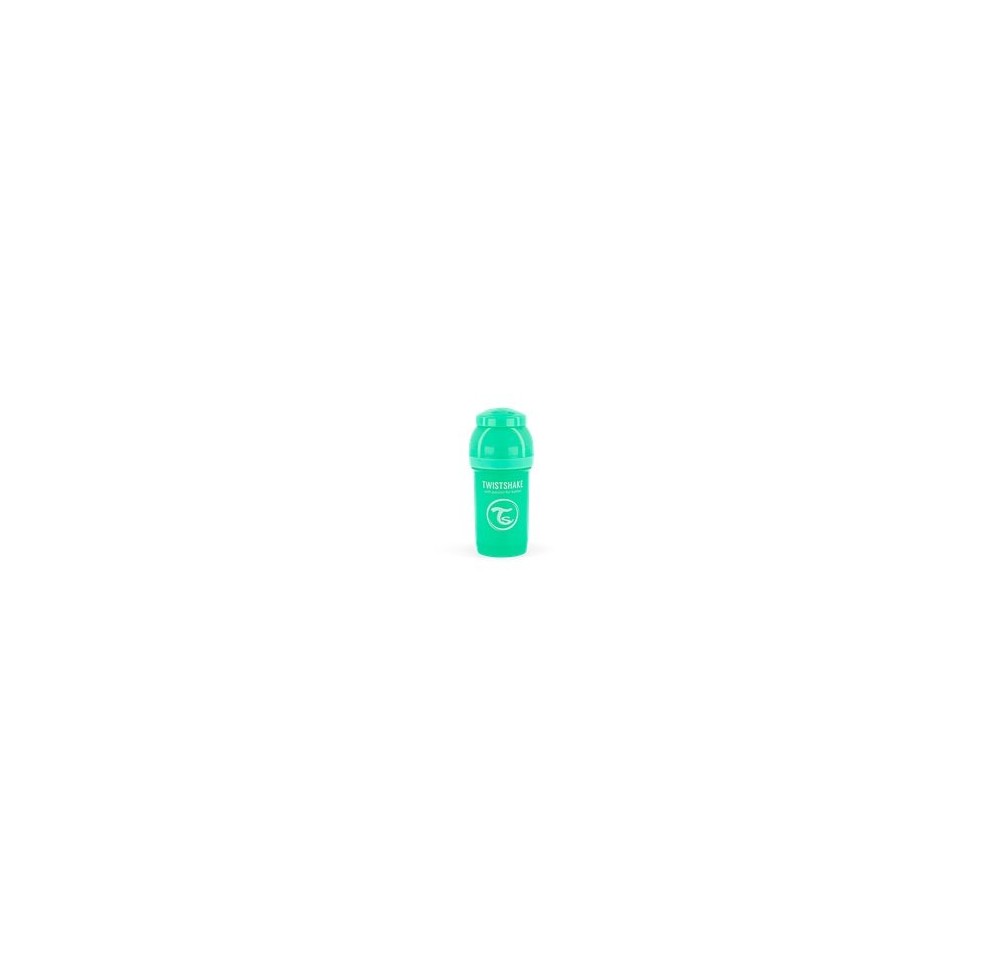 TWISTSHAKE Anti colique biberon 180ml pastel vert