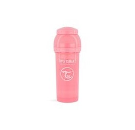 TWISTSHAKE Anti colique biberon 260ml pastel pink