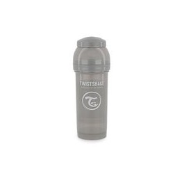 TWISTSHAKE Anti colique biberon 260ml pastel gris