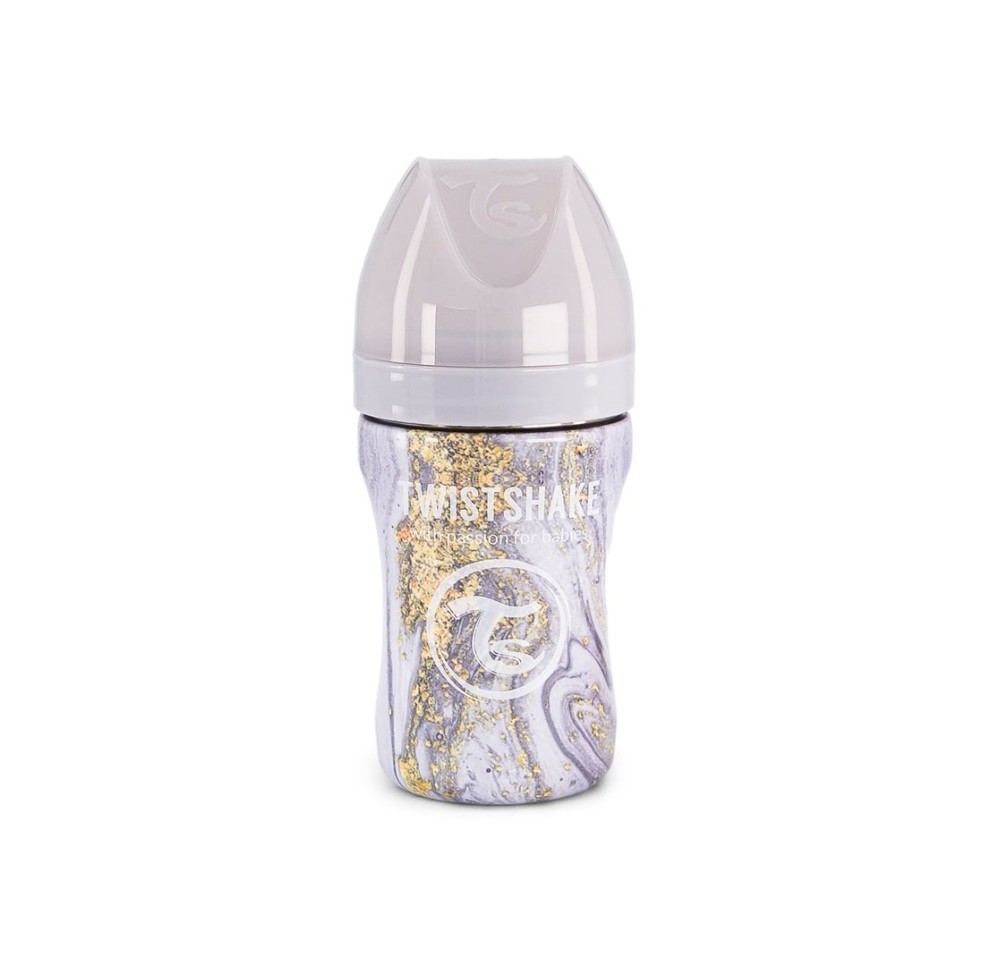 TWISTSHAKE Anti coli Stainless Steel 260ml mar gr