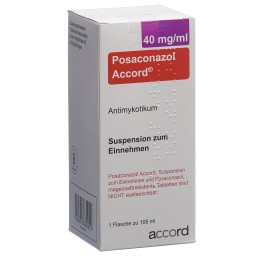 POSACONAZOL Accord susp 40 mg/ml buvable 105 ml
