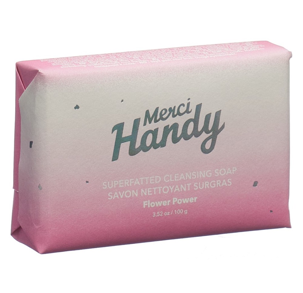 MERCI HANDY Bar Soap Flower Power 100 g MERCI HANDY Bar Soap Flower Power 100 g