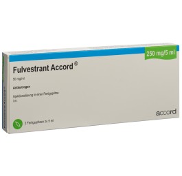 FULVESTRANT Accord 250 mg/5ml ser pré 2 pce