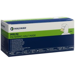 HALYARD PFR P2 masque TBC jaune 50 pce