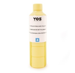 YOS Bottle journalier 375ml avec 4cases jaune
