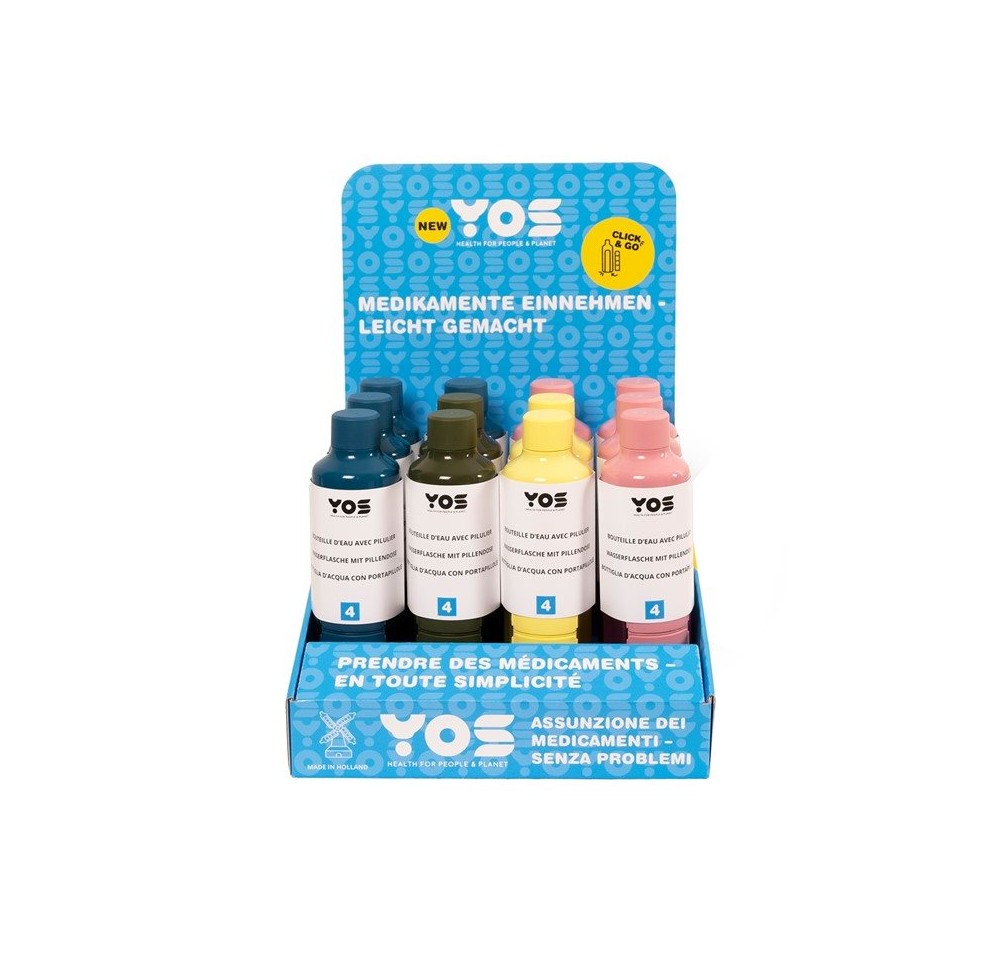 YOS Display Bottle 12pcs 6jouralie 6semainie