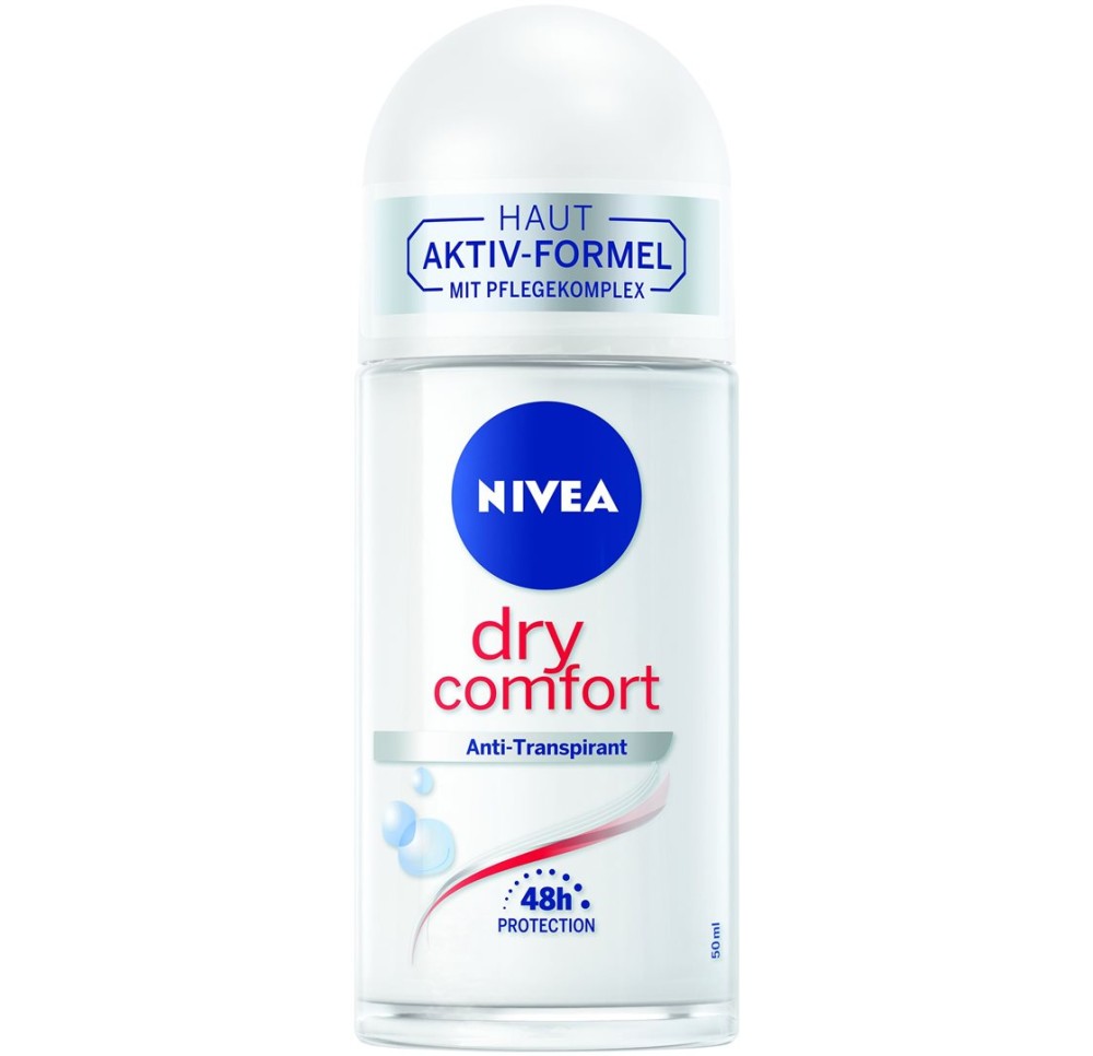 NIVEA déo dry comfort roll-on fem 50 ml NIVEA déo dry comfort roll-on fem 50 ml
