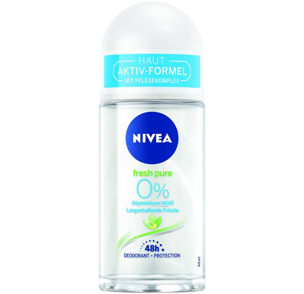 NIVEA déo fresh pure roll-on female 50 ml NIVEA déo fresh pure roll-on female 50 ml