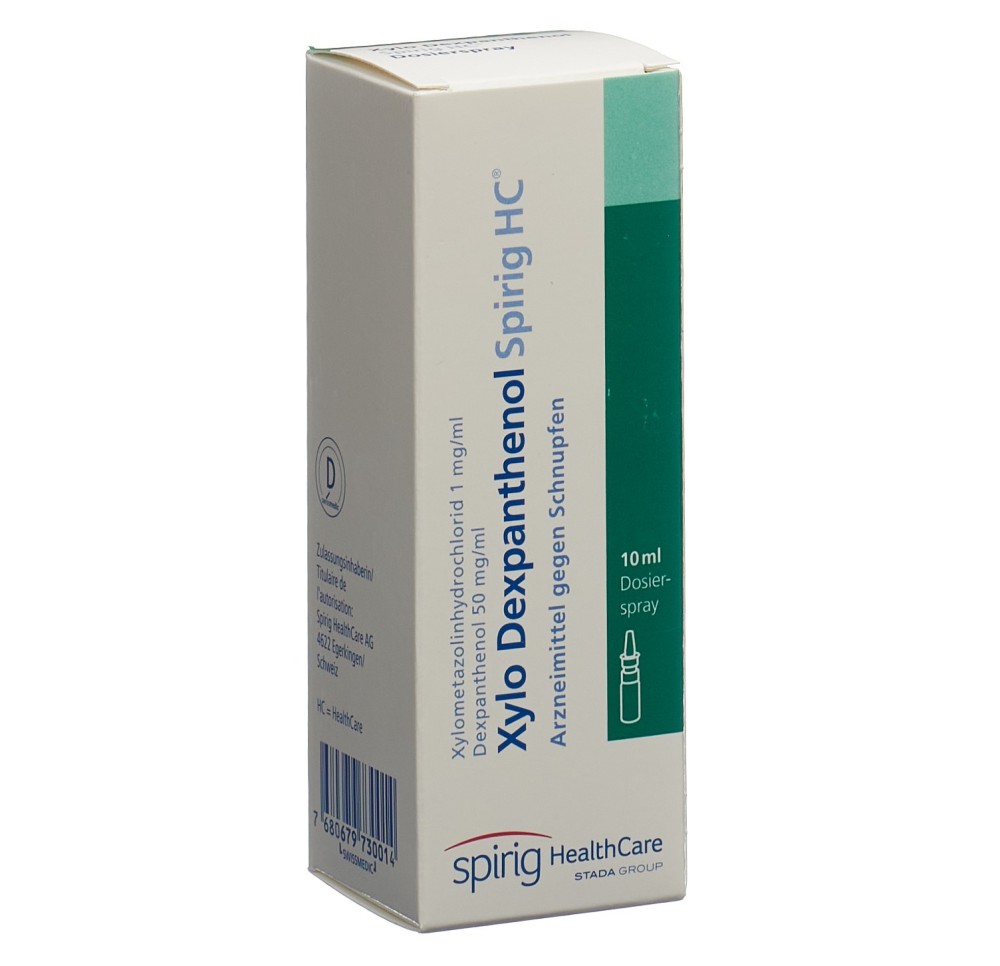 XYLO DEXPANTHENOL Spirig HC spray nasal fl 10 ml XYLO DEXPANTHENOL Spirig HC spray nasal fl 10 ml